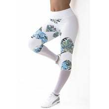 Leaf-print Yoga Pants