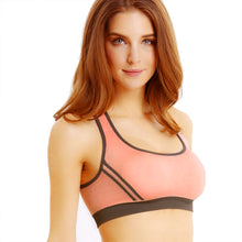 Padded Sports Bra with Stripes