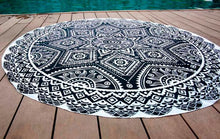 Round Chiffon Yoga Towel